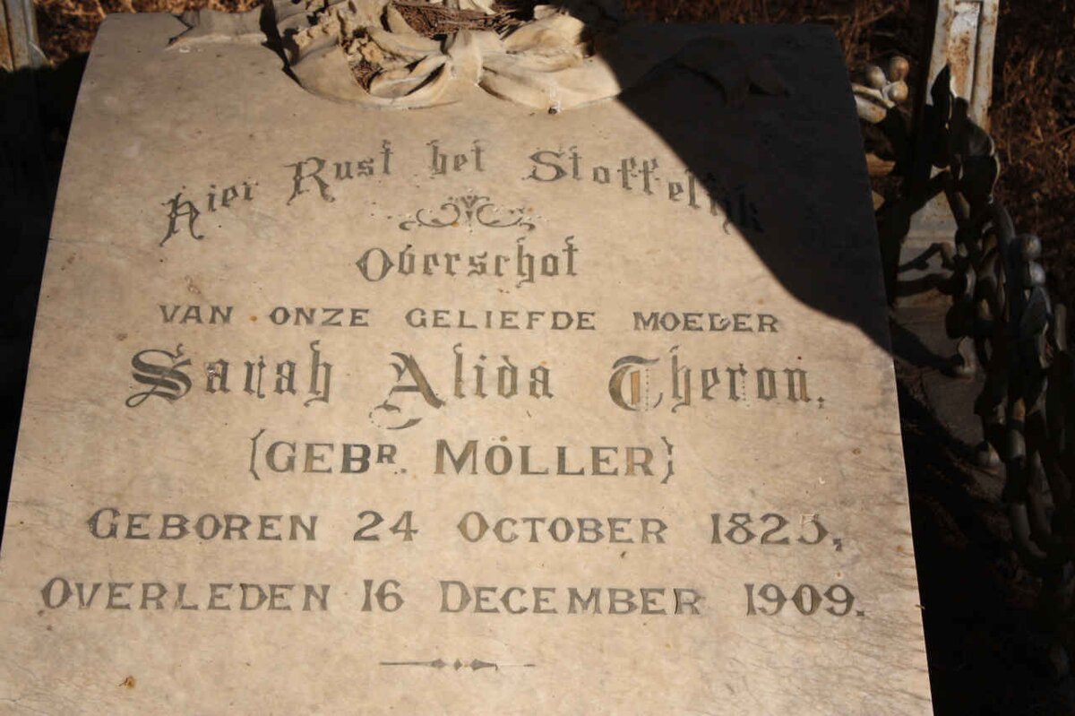THERON Sarah Alida nee MOLLER 1823-1909
