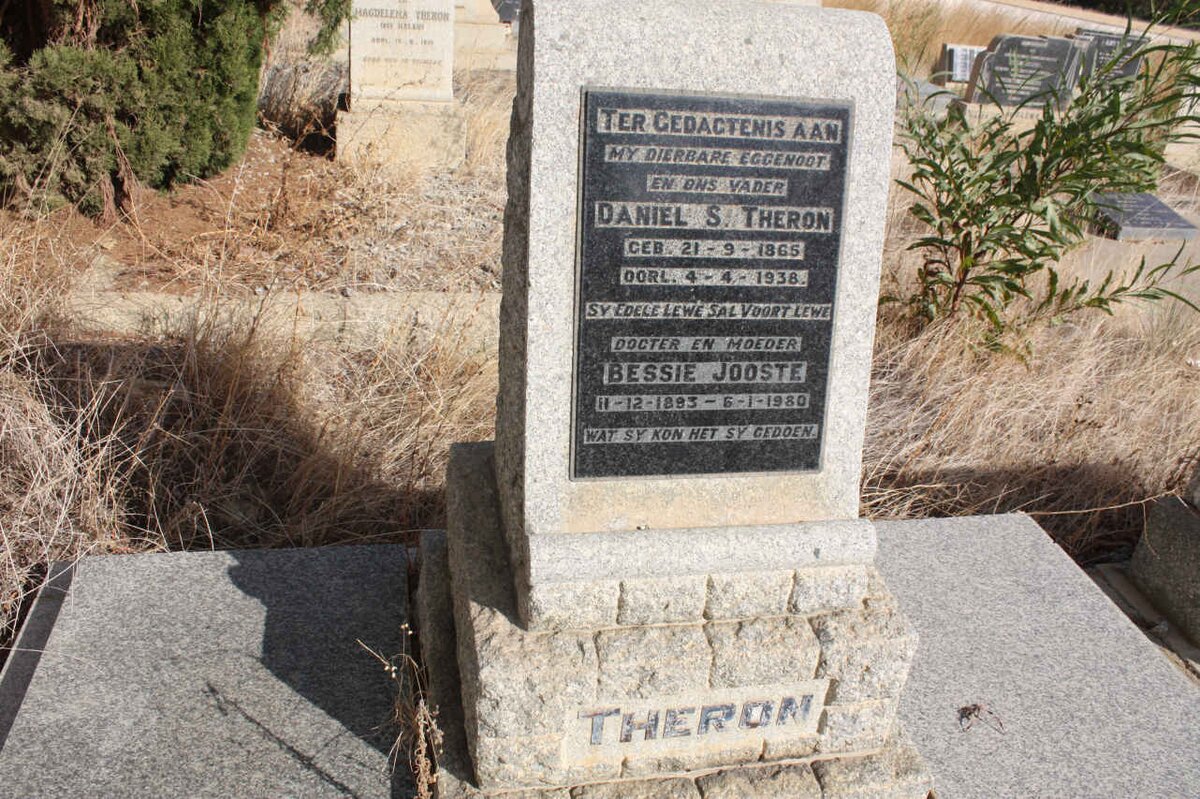 THERON Daniel S. 1865-1938 :: JOOSTE Bessie 1893-1980