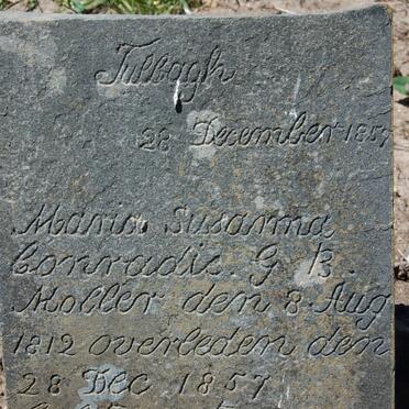 CONRADIE Maria Susanna nee MOLLER 1812-1857