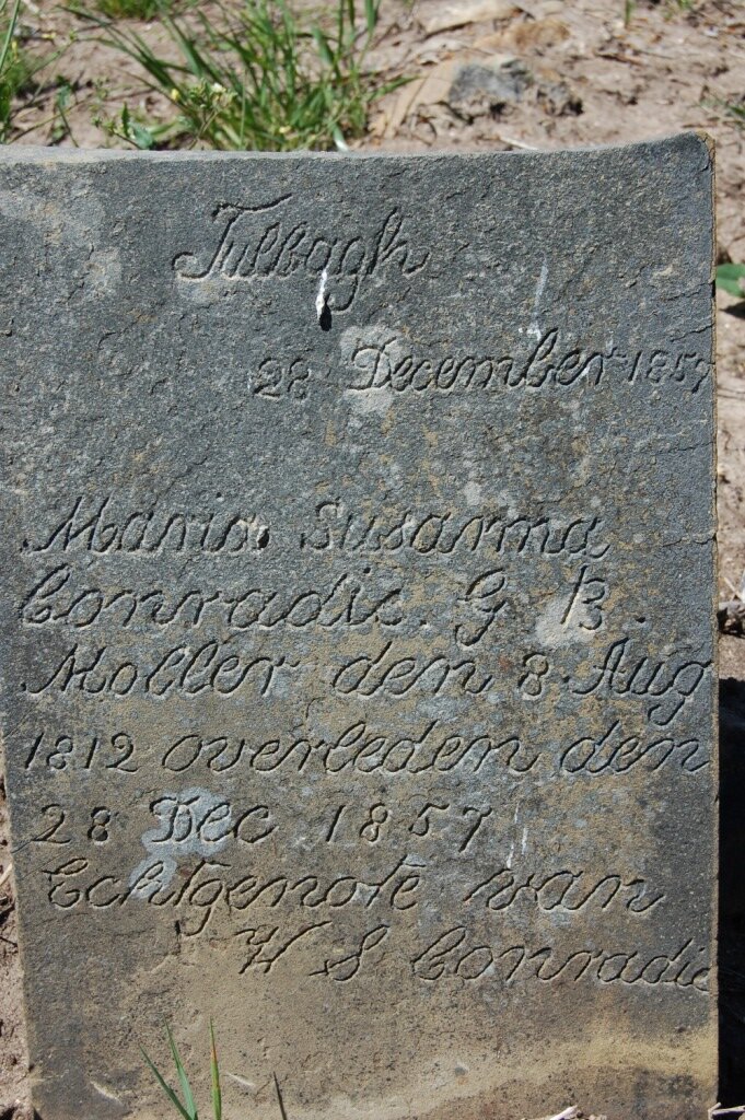 CONRADIE Maria Susanna nee MOLLER 1812-1857