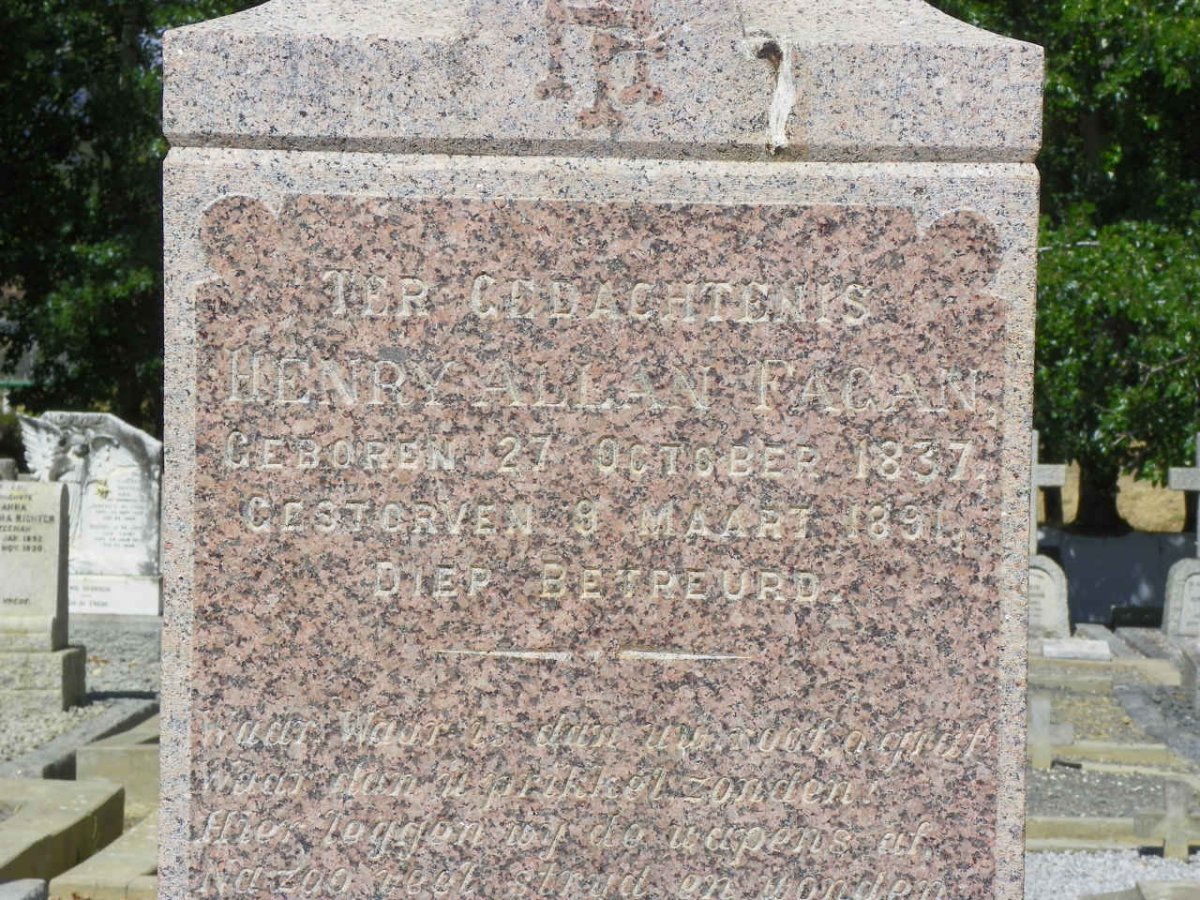 FAGAN Henry Allan 1837-1891