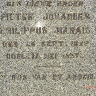 MARAIS Pieter Johannes Philippus 1883-1937