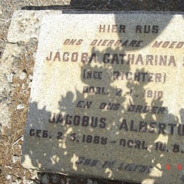 SMIT Jacobus Albertus 1888-1953 :: SMIT Jacoba Catharina nee RICHTER -1910