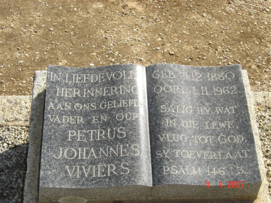 VIVIERS Petrus Johannes 1880-1962