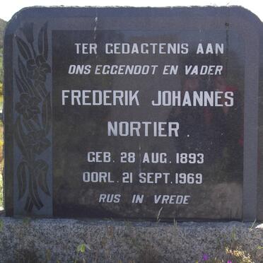 NORTIER Frederik Johannes 1893-1969