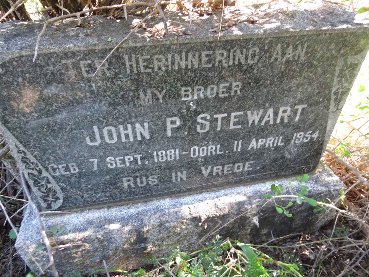 STEWART John P. 1881-1954