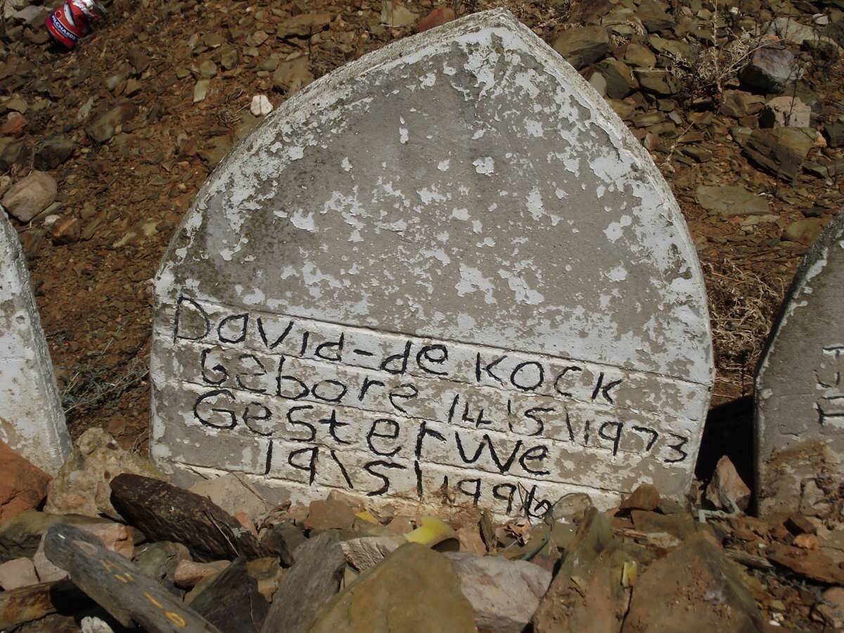 KOCK David, de 1973-1996