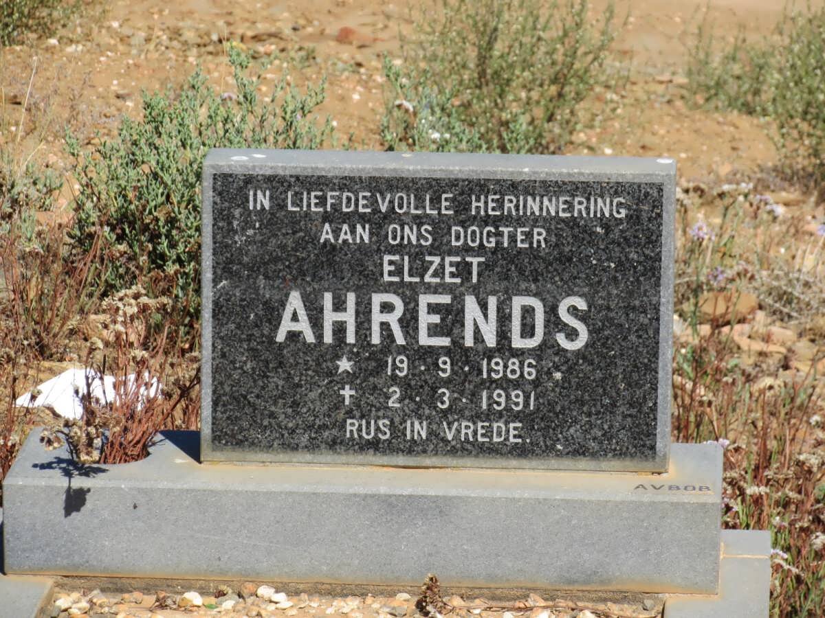 AHRENDS Elzet 1986-1991