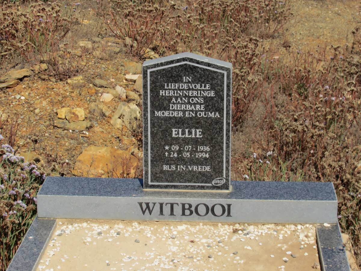 WITBOOI Ellie 1936-1994