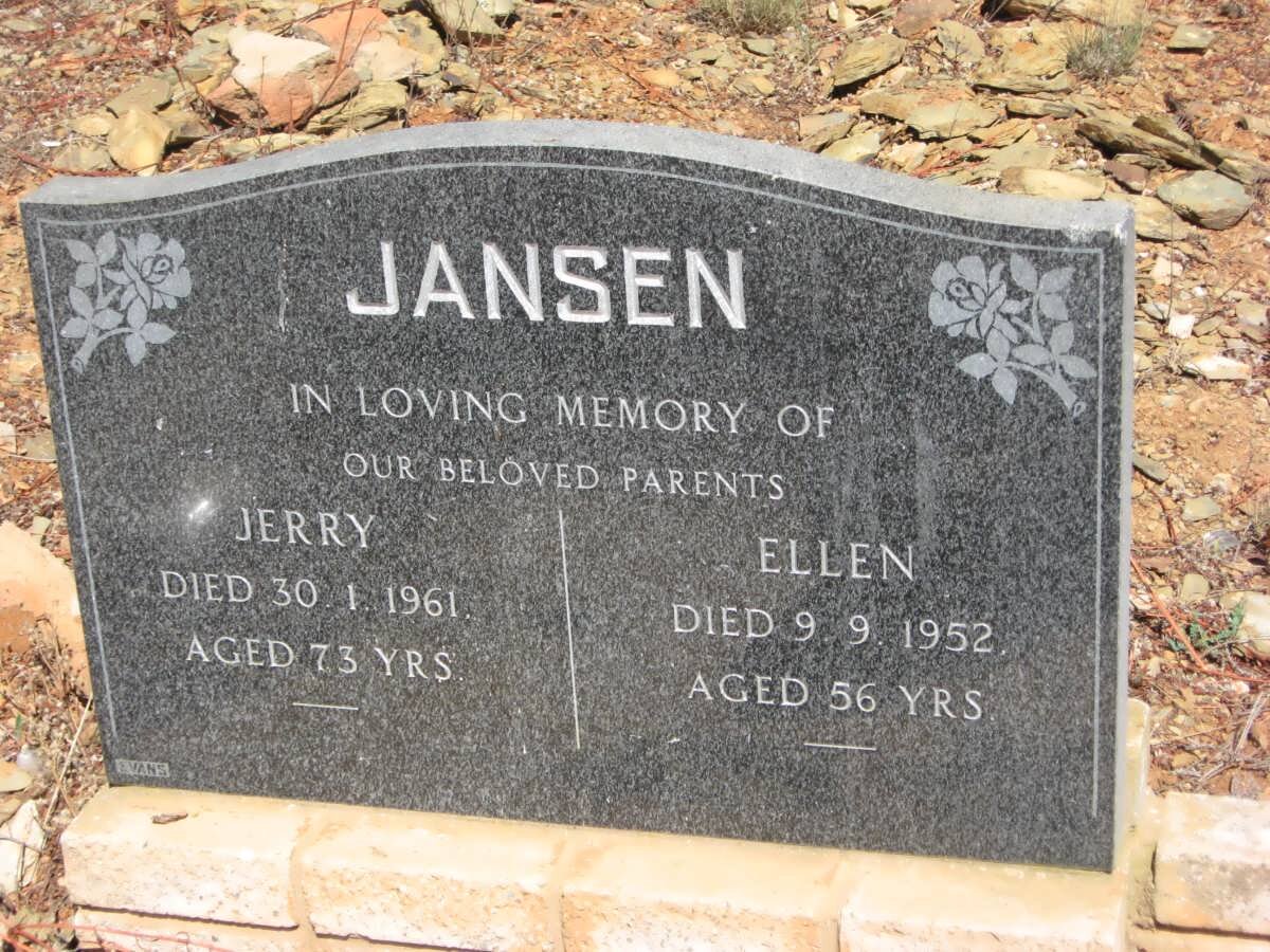 JANSEN Jerry -1961 &amp; Ellen -1952