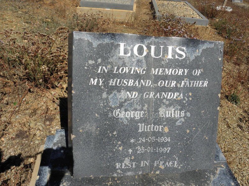 LOUIS George Rufus Victor 1934-1997