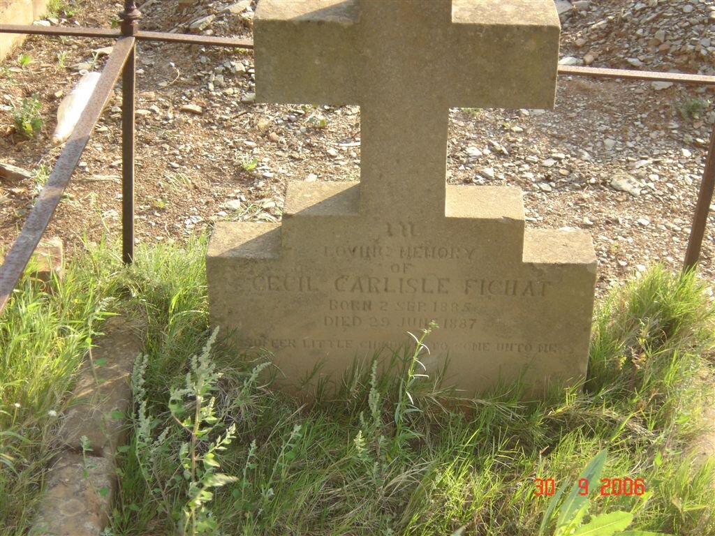 FICHAT Cecil Carlisle 1885-1887