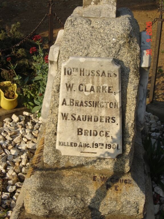 CLARKE W. -1909 :: BRASSINGTON A. -1901 :: SAUNDERS W. -1901 :: BRIDGE -1901