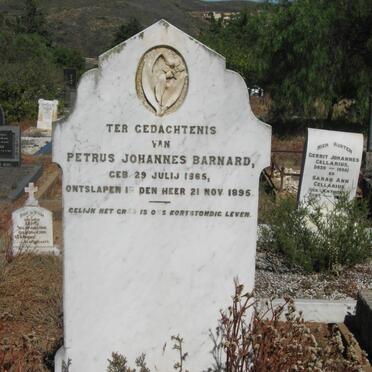 BARNARD Petrus Johannes 1865-1895