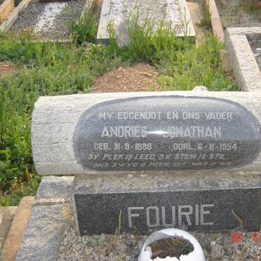 FOURIE Andries Jonathan 1888-1954