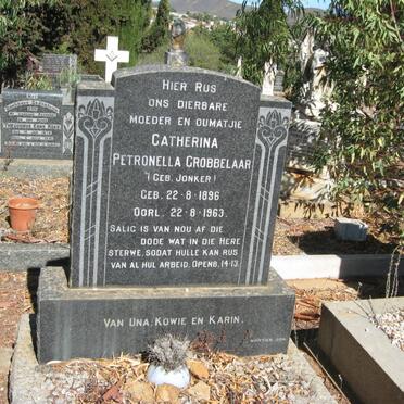GROBBELAAR Catherina Petronella nee JONKER 1896-1963