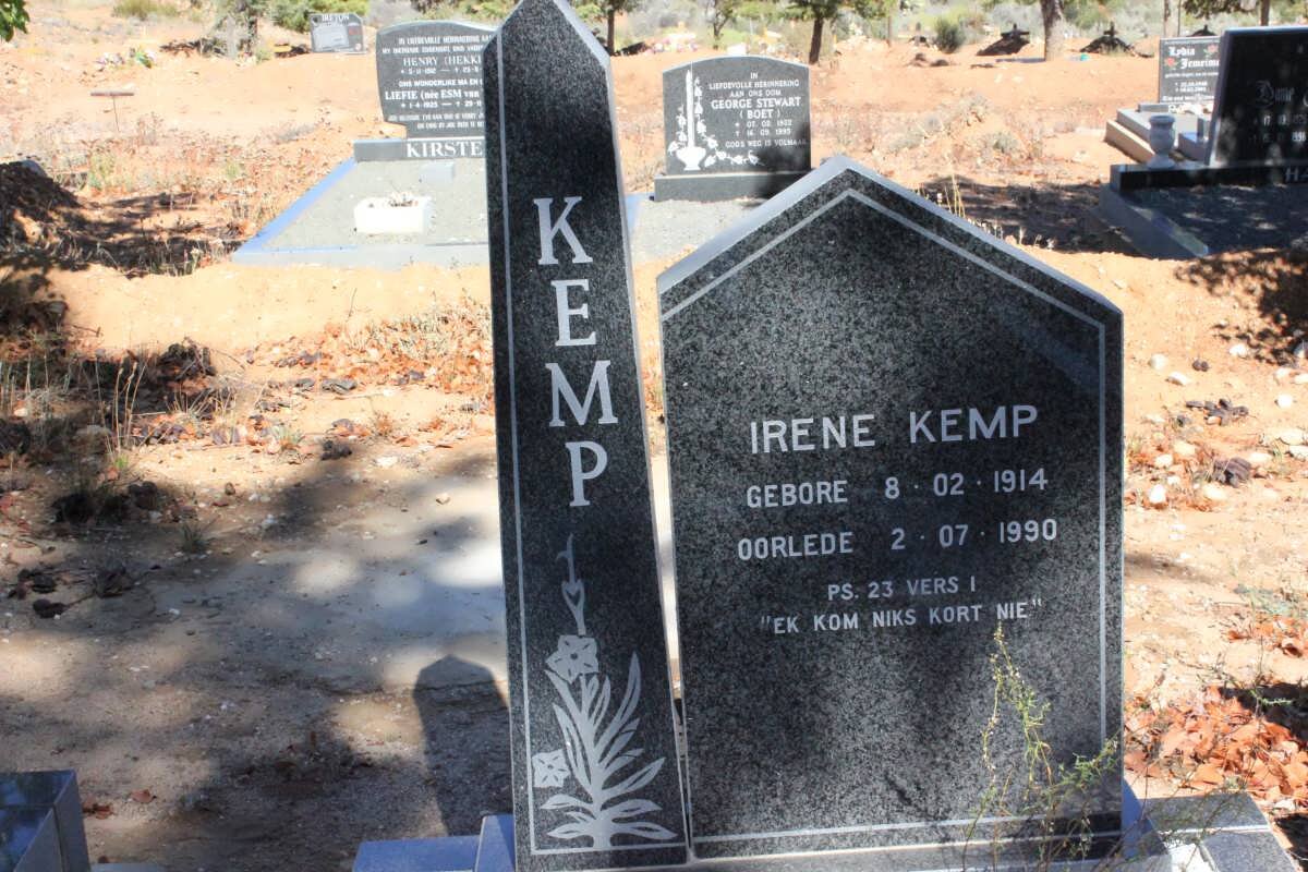 KEMP Irene 1914-1990