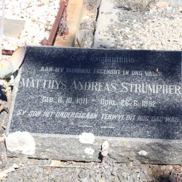 STRUMPHER Matthys Andreas 1911-1952