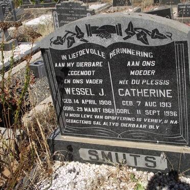 SMUTS Wessel J. 1908-1968 &amp; Catherine du PLESSIS 1913-1996