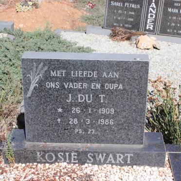 SWART J. du T. 1909-1986