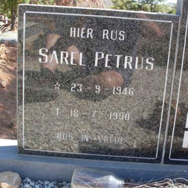 STANDER Sarel Petrus 1946-1990