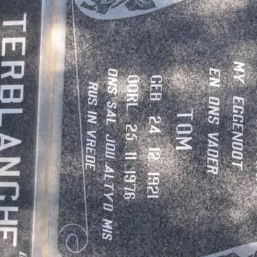 TERBLANCHE Tom 1921-1976