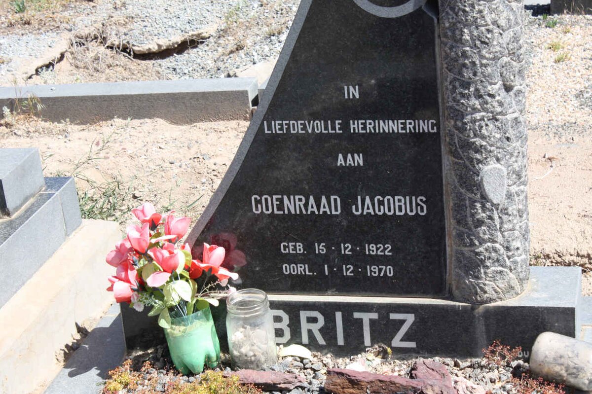 BRITZ Coenraad Jacobus 1922-1970