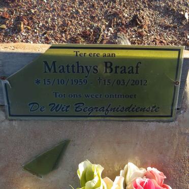 BRAAF Matthys 1959-2012