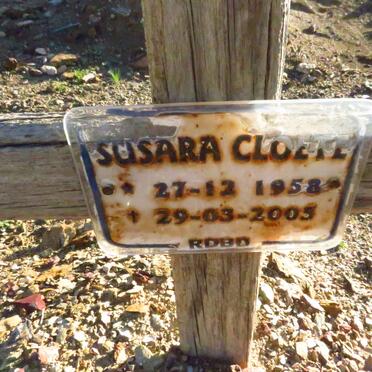 CLOETE Susara 1958-2005