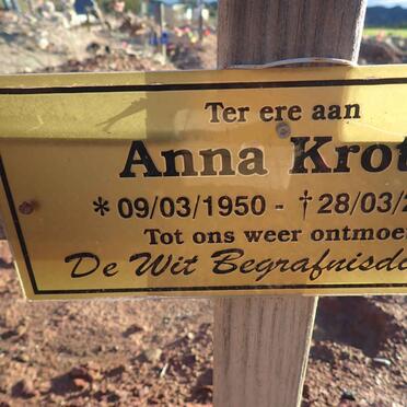 KROTS Anna 1950-2016