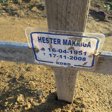 MAKRIGA Hester 1951-2008