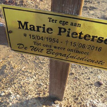 PIETERSE Marie 1954-2016