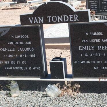 TONDER Cornelis Jacobus, van 1907-1986 &amp; Emily Rebecca 1917-2002