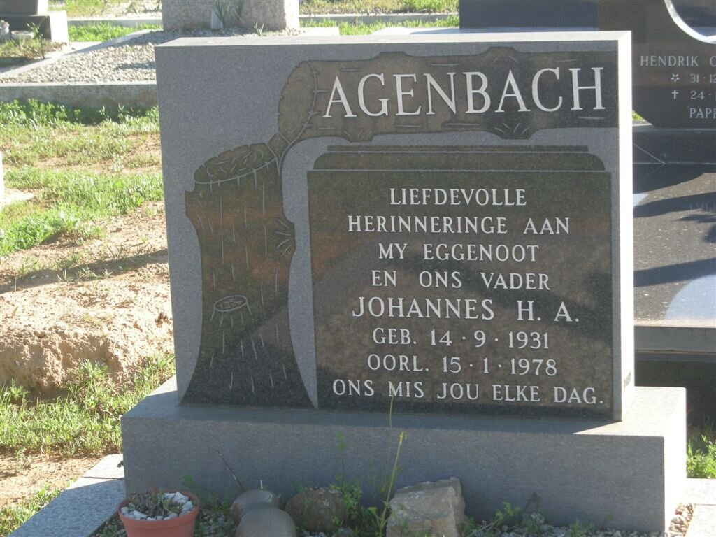AGENBACH Johannes H.A. 1931-1978