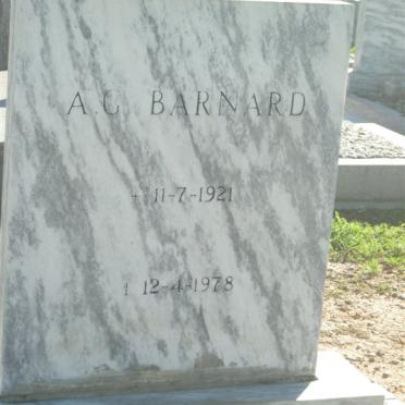 BARNARD A.G. 1921-1978