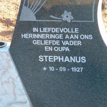 BOTHMA Stephanus 1927- &amp; Wilhelmina C. 1934-2003
