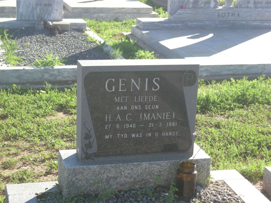 GENIS H.A.C. 1946-1981