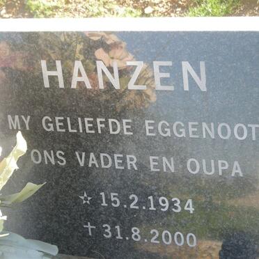 HANZEN 1934-2000