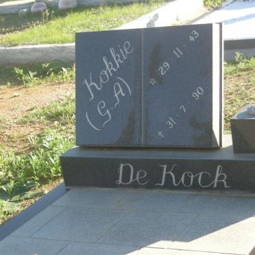 KOCK G.A., de 1943-1990
