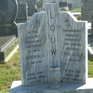 LOUW Hendri J. 1939- &amp; Cecilia J.M. 1935-