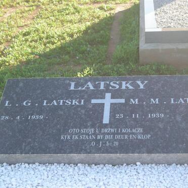 LATSKI Louis George 1939-  &amp; Maria Magdalena CONRADIE nee KRIEL 1939-
