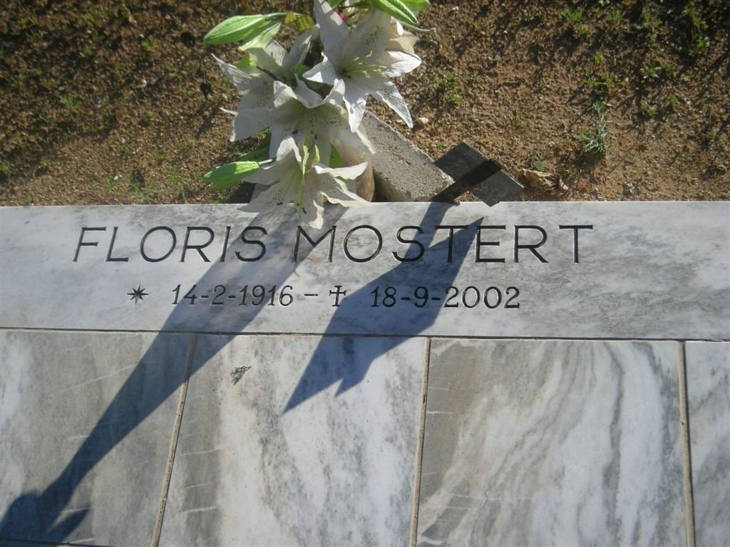 MOSTERT Floris 1916-2002