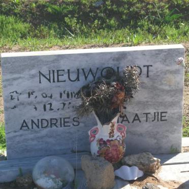 NIEUWOUDT Andries &amp; ??