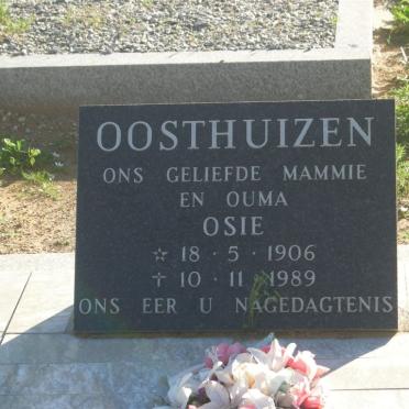 OOSTHUIZEN Osie 1906-1989