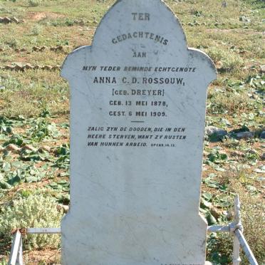 ROSSOUW Anna C.D. nee DREYER 1878-1909