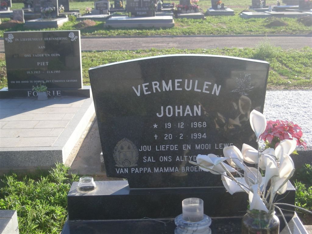 VERMEULEN Johan 1968-1994