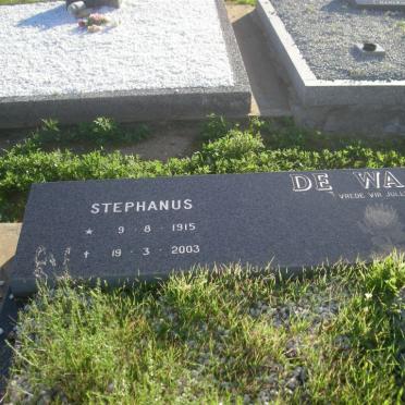 WAAL Stephanus, de 1915-2003 &amp; Hester 1926-1994_2