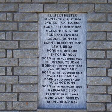 Western Cape, VANRHYNSDORP district, Vanrhyns Pass, Acts Mission Church Roadside Memorial