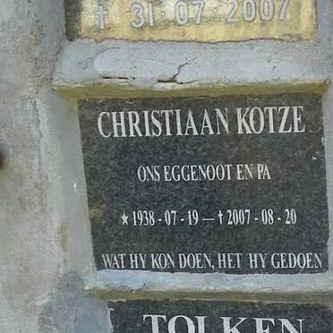KOTZE Christiaan 1938-2007
