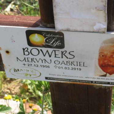 BOWERS Mervyn Gabriel 1956-2019